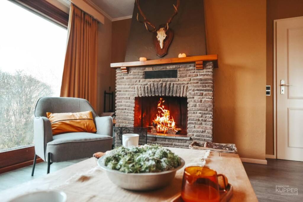 Le Heron 28Pers, Malmedy- Home Cinema, Balneo, Sauna, Jardin Kültér fotó