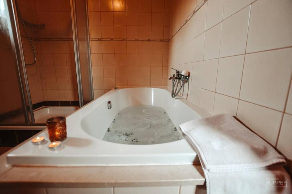 Le Heron 28Pers, Malmedy- Home Cinema, Balneo, Sauna, Jardin Kültér fotó
